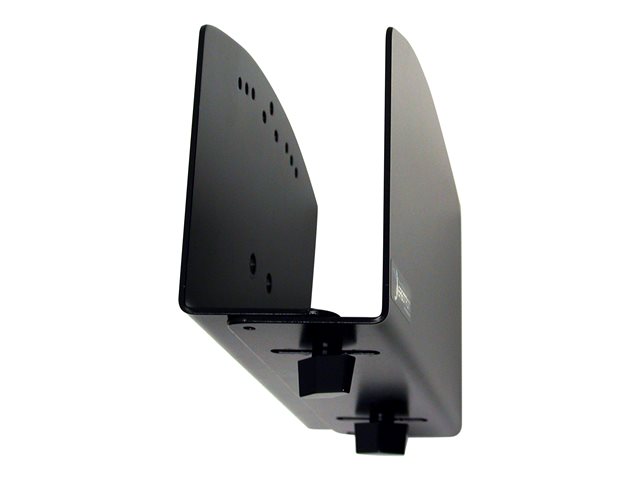 Ergotron - System unit / power supply holder (vertical) - small - surface mountable, wall track mountable - black - for P/N: 45-353-026, 45-354-026, SV42-8302-2