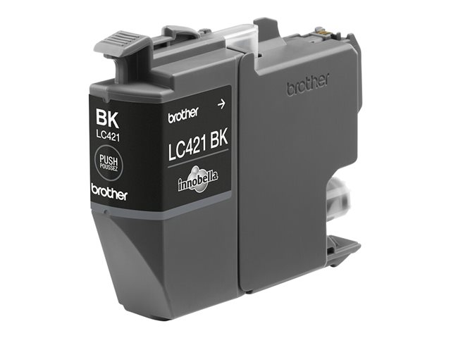 Brother LC421BK - Black - original - ink cartridge - for Brother DCP-J1140DW, DCP-J1800DW, MFC-J1010DW, MFC-J1012DW