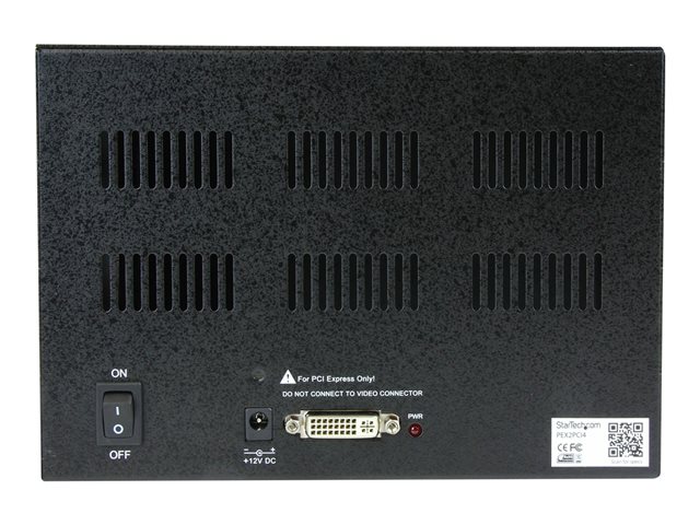 StarTech.com PCI Express to 4 Slot PCI Expansion System - PCIeo PCI expansion box - External PCI slot - PCI expansion chassis (PEX2PCI4) - System bus extender - for P/N: SVA12M5NA