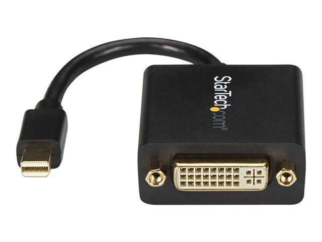 StarTech.com Mini DisplayPort to DVI Adapter - 1920x1200 ? Thunderbolt 2 ? mDP to DVI Converter for Your Mini DP MacBook or PC (MDP2DVI) - DVI adapter - Mini DisplayPort (M) to DVI-I (F) - 10.2 cm - black - for P/N: DP2MDPMF3, DVIDDMM1, DVIDDMM10M, DVIDDMM25, DVIDDMM2M, DVIDDMM3M, DVIDDMM5M