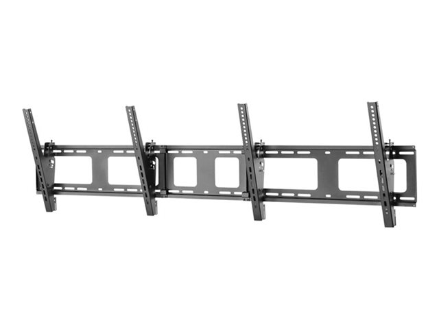 Neomounts NS-WMB200 - Bracket - for 2 LCD displays - black - screen size: 40\"-52\" - wall-mountable
