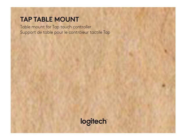 Logitech Tap Table Mount - Video conferencing controller mounting kit - for Room Solution Base Bundle, Huddle, Large, Tap