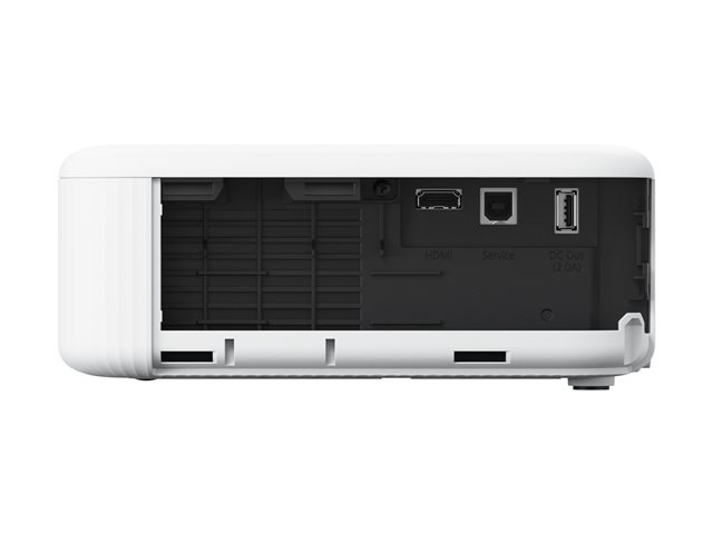 Epson CO-FH02 - 3LCD projector - portable - 3000 lumens (white) - 3000 lumens (colour) - Full HD (1920 x 1080) - 16:9 - 1080p - black / white - Android TV