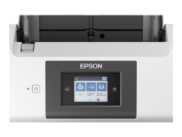 Epson WorkForce DS-780N - Document scanner - Duplex - A4/Legal - 600 dpi x 600 dpi - up to 45 ppm (mono) / up to 45 ppm (colour) - ADF (100 sheets) - up to 5000 scans per day - USB 3.0, Gigabit LAN