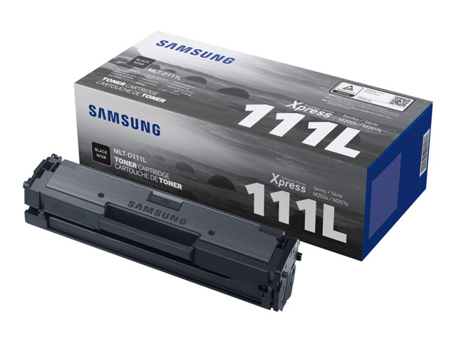 Samsung MLT-D111L - High Yield - black - original - toner cartridge (SU799A) - for Xpress SL-M2023, M2027, M2029, M2060, M2070, M2071, M2073, M2074, M2077, M2078, M2079