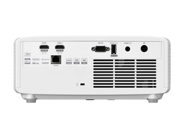 Optoma ZK430ST - DLP projector - laser - 3D - 3700 lumens - 3840 x 2160 - 16:9 - 4K - LAN - white