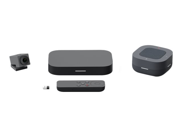 ASUS Google Meet GQE15A - Video conferencing kit (speakerphone, camera, wireless remote control) - star grey - with Meeting Computer System