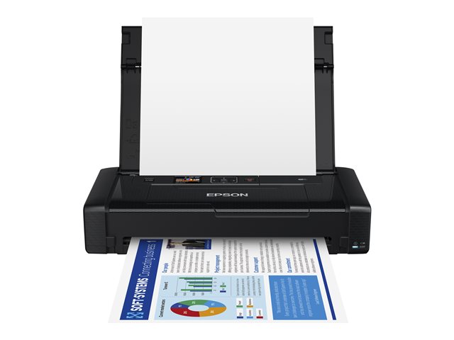 Epson WorkForce WF-110W - Printer - colour - ink-jet - A4 - 5760 x 1440 dpi - up to 7 ppm (mono) / up to 4 ppm (colour) - capacity: 20 sheets - USB 2.0, Wi-Fi(n)