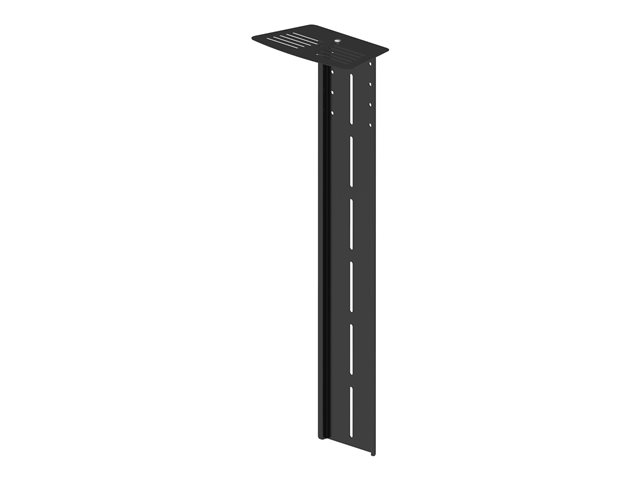 VISION Video Conference Shelf - LIFETIME WARRANTY - fixes to VFM-W Heavy Duty Wall Mounts - supports camera above or below display - designed for cameras such as Logitech Rally Camera - works with VFM-F40/50 floor stands - black