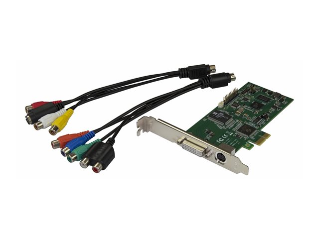 StarTech.com PCIe Video Capture Card - 1080P at 60 FPS - HDMI / VGA / DVI / Component - PC Capture Card - Internal Capture Card (PEXHDCAP60L2) - Video capture adapter - PCIe 2.0 - NTSC, PAL-M, PAL, PAL 60