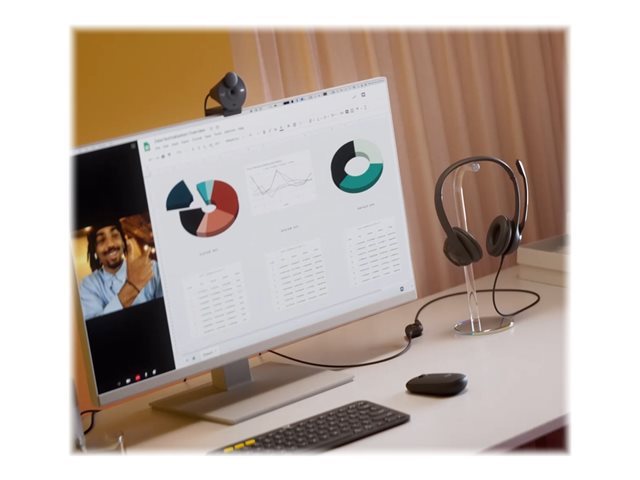 Logitech USB Headset H390 - Headset - full size - wired