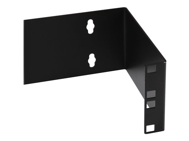 StarTech.com 2U Hinged Wall Mount Patch Panel Bracket - 6 inch Deep - 19\" Patch Panel Swing Rack for Shallow Network Equipment- 22lbs (WALLMOUNTH2) - Wall mount bracket - 2U - 19\"
