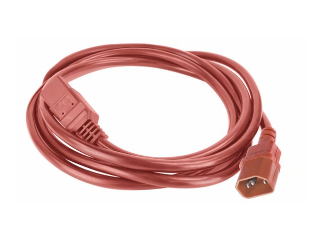 POWERCORD C14 - C21 RD 1.00M. 1 stk