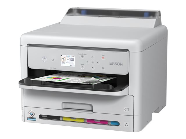 Epson WorkForce Pro WF-C5390DW - Printer - colour - Duplex - ink-jet - A4/Legal - 4800 x 1200 dpi - up to 25 ppm (mono) / up to 25 ppm (colour) - capacity: 330 sheets - USB, Wi-Fi, Gigabit LAN