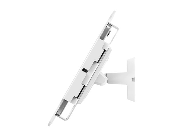 Compulocks iPad 10th-11th (A16) Gen Space Enclosure Bow Tilting Wall Mount White - Mounting kit (enclosure, tilt wall mount) - exposed front/back camera and sensors - for tablet - lockable - aluminium - white - screen size: 10.9\" - for Apple 10.9-inch iPad Wi-Fi, Wi-Fi + Cellular