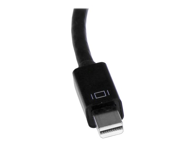 StarTech.com Mini DisplayPort to HDMI Audio / Video Converter - mDP 1.2 to HDMI Active Adapter for Ultrabook / Laptop - 4K @ 30Hz - Black (MDP2HD4KS) - Video converter - DisplayPort - HDMI - black