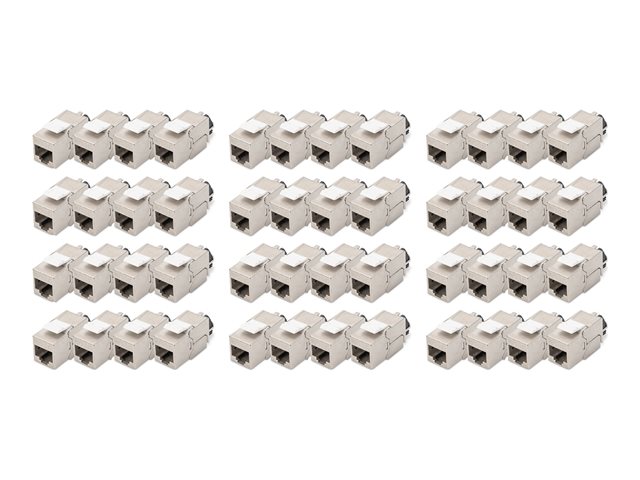 CAT 6A Keystone Jack shielded 48 pcs.