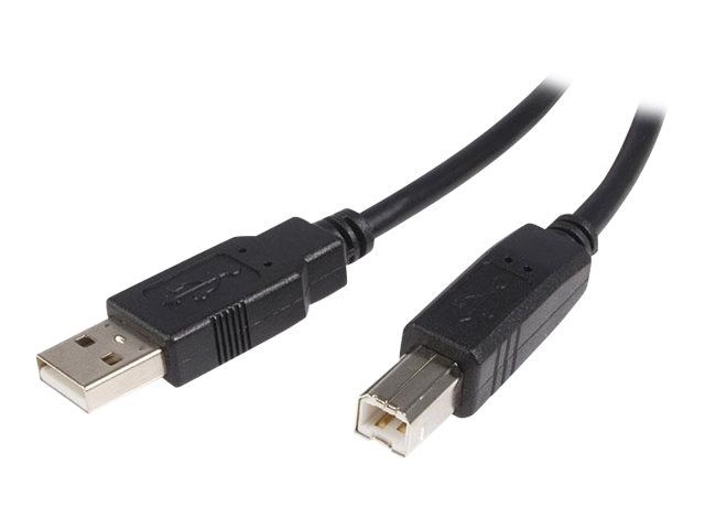 StarTech.com 1m USB 2.0 A to B Cable M/M - USB cable - USB (M) to USB Type B (M) - USB 2.0 - 1 m - black