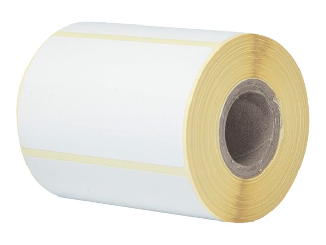 Brother - White - 76 x 44 mm 3200 label(s) (8 roll(s) x 400) die cut labels - for Brother TD-4410D, TD-4420DN, TD-4520DN, TD-4550DNWB, RuggedJet RJ-3150