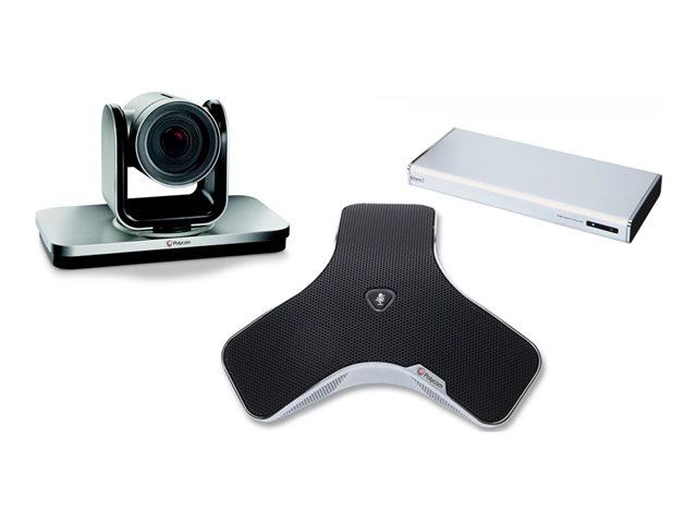 Poly RealPresence Group 310 - Video conferencing kit (RealPresence Group 310 codec, RealPresence Group Microphone Array) - silver - with EagleEye IV-12x camera