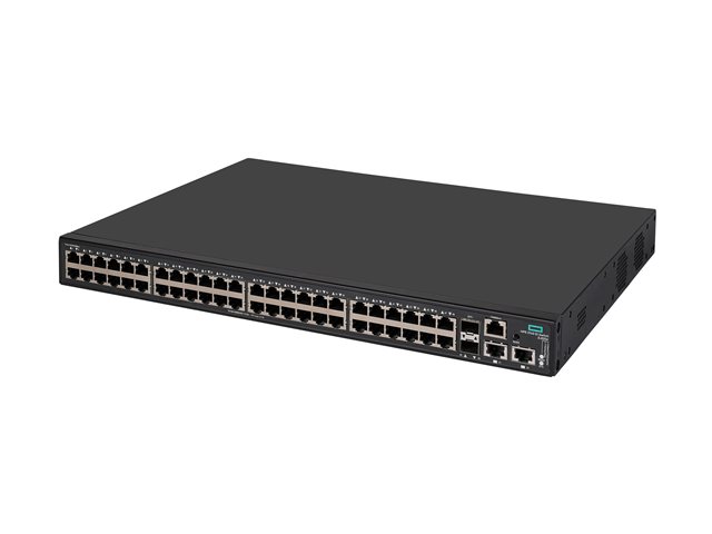 HPE FlexNetwork 5140 48G POE+ 2SFP+ 2XGT EI - Switch - L3 - smart - 48 x 10/100/1000 (PoE+) + 2 x 1 Gigabit / 10 Gigabit SFP+ + 2 x 10 Gigabit Ethernet - rack-mountable - PoE+ (370 W) - BTO
