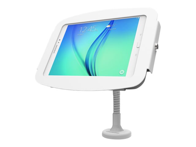 Compulocks Flex Arm VESA Counter Top Kiosk Mount White - Mounting kit (flexible arm) - for tablet - steel - white - wall-mountable