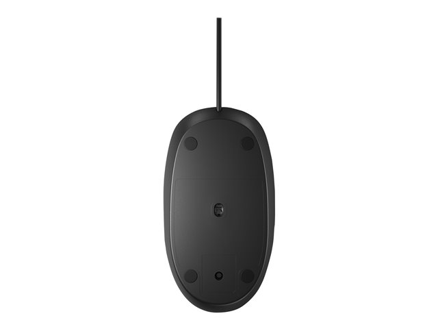 HP 128 - Mouse - laser - wired - black - for HP 34, Elite Mobile Thin Client mt645 G7, Laptop 15, Pro Mobile Thin Client mt440 G3