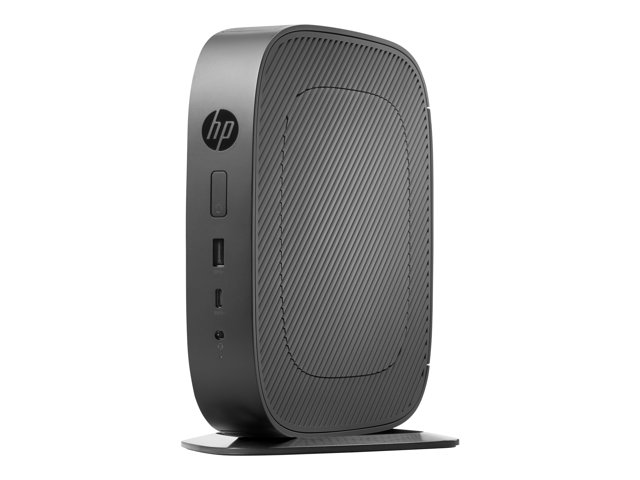 HP t530 - Thin client - tower - 1 x GX-215JJ 1.5 GHz - RAM 4 GB - flash 8 GB - MLC - FirePro W2100 - GigE - WLAN: 802.11a/b/g/n/ac, Bluetooth 4.2 - HP ThinPro - monitor: none