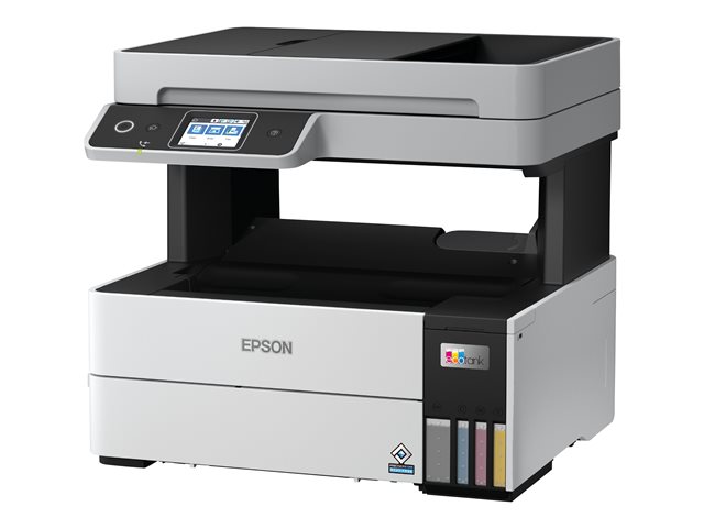 Epson EcoTank ET-5170 - Multifunction printer - colour - ink-jet - A4 (210 x 297 mm) (original) - A4/Legal (media) - up to 17 ppm (printing) - 250 sheets - 33.6 Kbps - USB, LAN, Wi-Fi