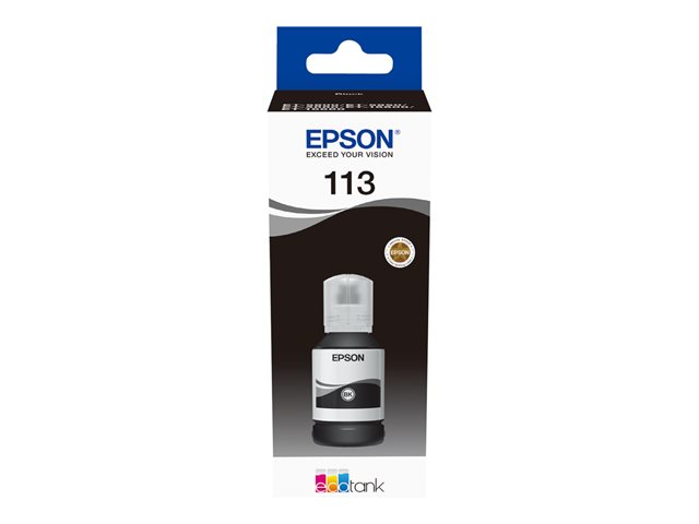 Epson EcoTank 113 - 127 ml - black - original - ink refill - for EcoTank ET-16150, 5150, 5170, 5880, M16600, EcoTank Pro ET-16680, 5150, 5170, M16680