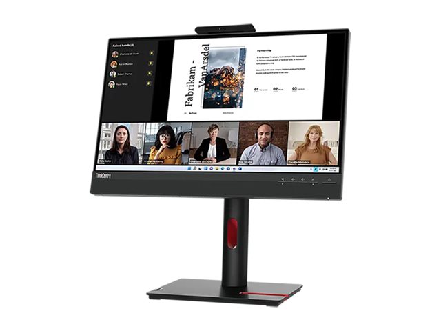 Lenovo ThinkCentre Tiny-in-One 22 Gen 5 - LED monitor - 22\" (21.5\" viewable) - touchscreen - 1920 x 1080 Full HD (1080p) @ 60 Hz - IPS - 250 cd/m² - 1000:1 - 4 ms - HDMI, DisplayPort - speakers - raven black