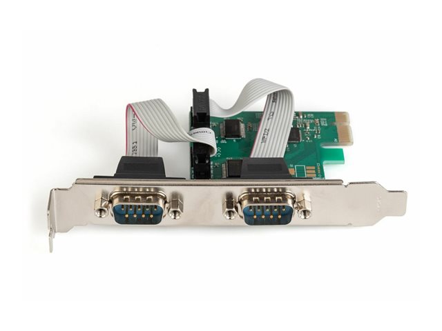 SERIAL I/O RS232 PCIEXPRESS ADD-ON CARD 2-PORT INCL. LOW PROFILE CHIPSET:ASIX99100