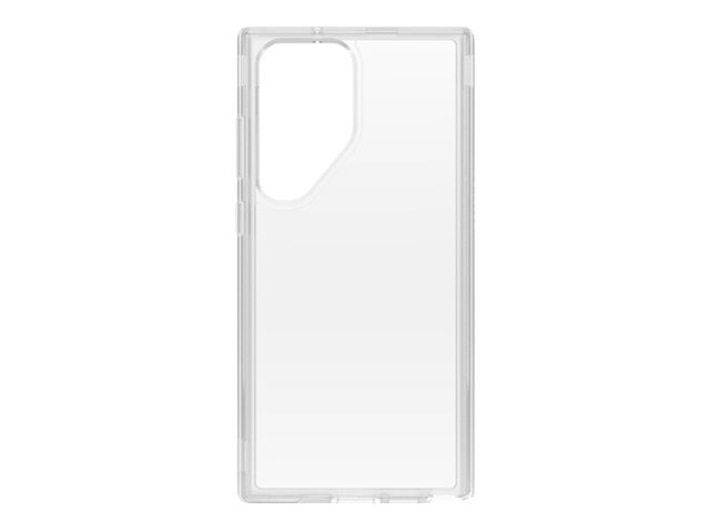 OtterBox Symmetry Series - Back cover for mobile phone - antimicrobial - polycarbonate, synthetic rubber - clear - for Samsung Galaxy S23 Ultra