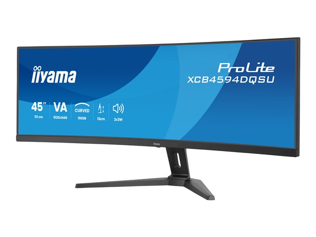 XCB4594DQSU-B1 44.5\" Business DQHD BLACK