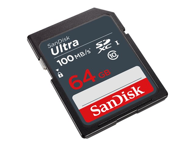 SanDisk Ultra - Flash memory card - 64 GB - Class 10 - SDXC UHS-I