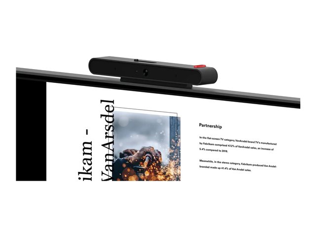 Lenovo ThinkCentre Tiny-in-One 22 Gen 5 - LED monitor - 22\" (21.5\" viewable) - touchscreen - 1920 x 1080 Full HD (1080p) @ 60 Hz - IPS - 250 cd/m² - 1000:1 - 4 ms - HDMI, DisplayPort - speakers - raven black