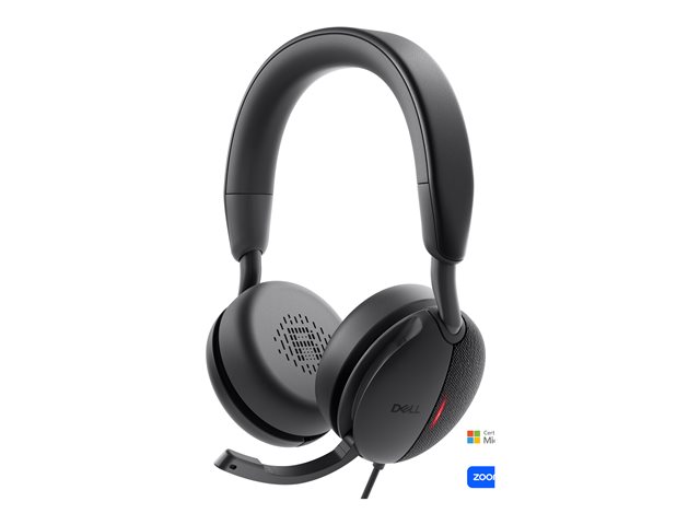 Dell Pro Wired ANC Headset WH5024 - Headset - on-ear - wired - active noise cancelling - USB-C - Certified for Microsoft Teams, Zoom Certified