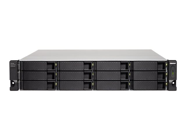 QNAP TL-R1200C-RP - Hard drive array - 12 bays (SATA-600) - USB 3.2 Gen 2 (external) - rack-mountable - 2U