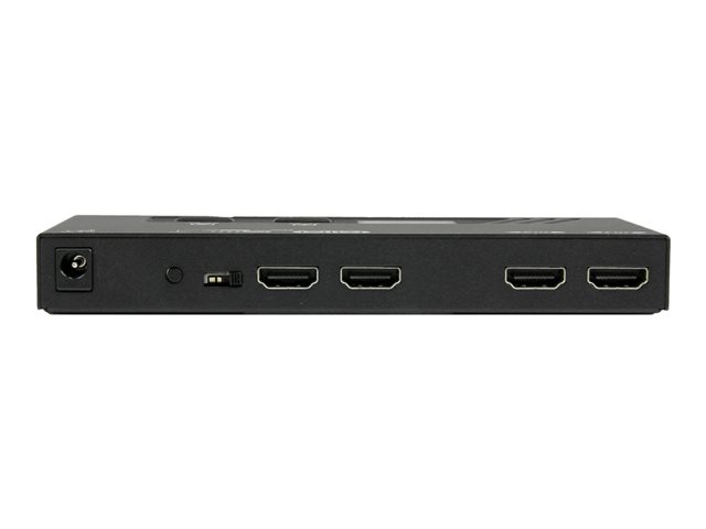 StarTech.com 2x2 HDMI Matrix Switch with Remote - 1080p Automatic & Priority Switcher - Video Wall Auto Selector Splitter Box - Audio Out (VS222HDQ) - Video/audio switch - desktop - for P/N: SVA12M2NEUA, SVA12M5NA