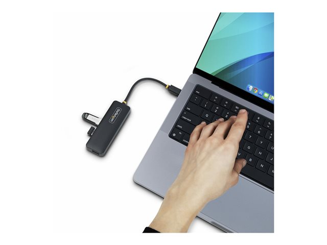 4-Port USB Hub, USB-C to 4x USB-A, 5Gbps