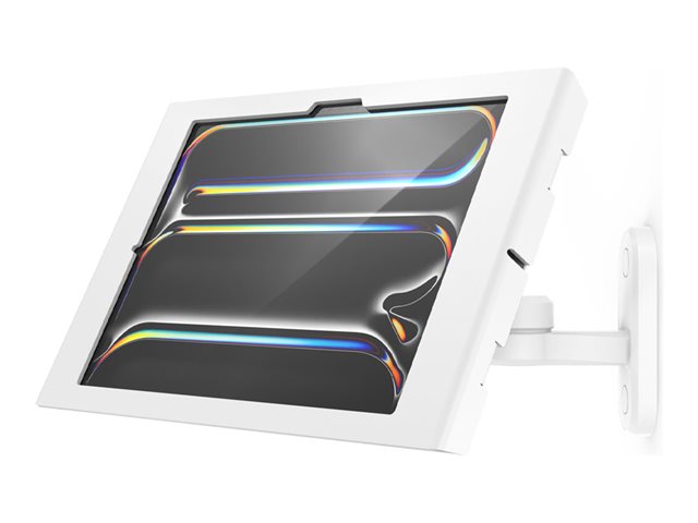 Compulocks iPad Pro M4 11\" (2024), Apex Enclosure Brandable Floor Stand - Mounting kit (floor stand, enclosure) - exposed front camera - for tablet - brandable - lockable - metal frame - white - screen size: 11\" - wall-mountable - for Apple 11-inch i