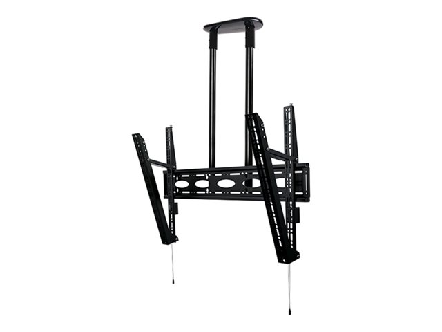B-TECH PRO Install BT8449 - Mounting kit (ceiling mount) - for flat panel - universal - heavy duty steel - black, white - screen size: 65\"-100\" - mounting interface: up to 1000 x 600 mm