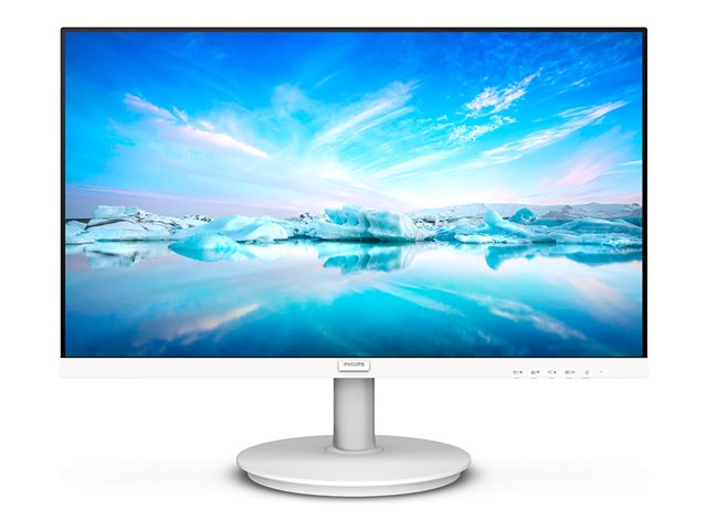 Philips V-line 241V8AW - LED monitor - 24\" (23.8\" viewable) - 1920 x 1080 Full HD (1080p) @ 75 Hz - IPS - 250 cd/m² - 1000:1 - 4 ms - HDMI, VGA - speakers - textured white