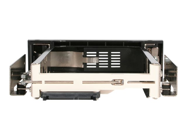 StarTech.com 5.25in Trayless Hot Swap Mobile Rack for 3.5in Hard Drive - Internal SATA Backplane Enclosure - Lockable drive bay (HSB100SATBK) - Storage mobile rack - 3.5\" - black - for P/N: 25SAT35HDD, 25SATSAS35HD
