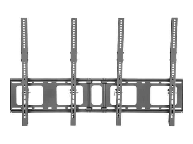 Neomounts NS-WMB200P - Bracket - for 2 LCD displays - black - screen size: 40\"-52\" - wall-mountable