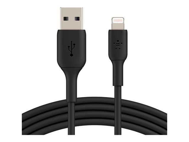 Belkin BoostCharge - Lightning cable - Lightning male to USB male - 15 cm - black