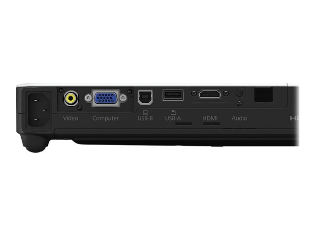 Epson EB-1795F - 3LCD projector - portable - 3200 lumens (white) - 3200 lumens (colour) - Full HD (1920 x 1080) - 16:9 - 1080p - 802.11n wireless / NFC / Miracast - black, white
