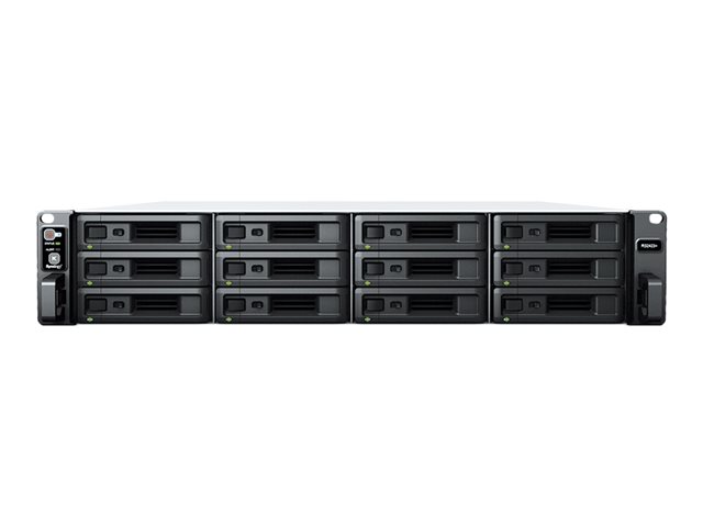 Synology RackStation RS2423+ - NAS server - 12 bays - rack-mountable - SATA 6Gb/s - RAID JBOD, RAID 0, 1, 5, 6, 10 - RAM 8 GB - Gigabit Ethernet / 10 Gigabit Ethernet - iSCSI support - 2U