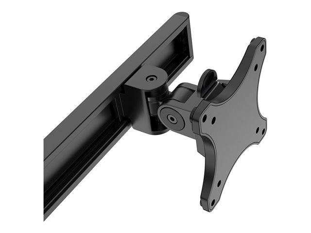 Neomounts DS75S-950BL2 NEXT One - Mounting kit (monitor arm, clamp mounting base, grommet mount) - full-motion - for 2 LCD displays - aluminium - black - screen size: 17\"-32\" - desk-mountable