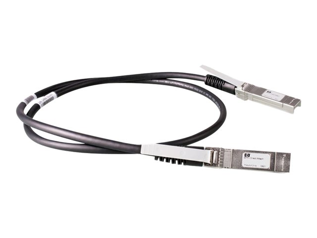 HPE X240 Direct Attach Cable - Network cable - SFP+ to SFP+ - 1.2 m - for Edgeline e920, FlexFabric 12902, ProLiant e910t 2U, SimpliVity 380 Gen10, 380 Gen9